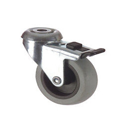 Roulette fil à frein pivotante