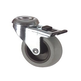 Roulette fil à frein pivotante