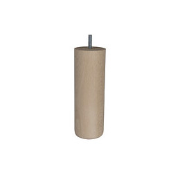 Pied cylindrique diamètre 68mm hauteur 200mm en hêtre brut