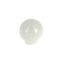 Bouton boule diamètre 30mm plastique blanc