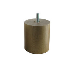 Pied cylindrique diamètre 68 hauteur 80 hêtre verni 'PEFC'