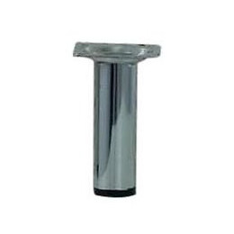 Pied de meuble cylindre acier chromé D.3cm hauteur 10cm