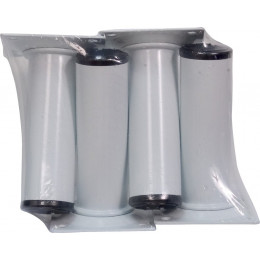 Pied meuble cylindre blanc D.3cm hauteur 15cm