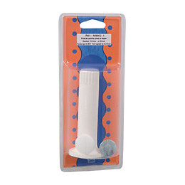 Pied de cuisine plastique blanc D.2.8cm hauteur 15cm