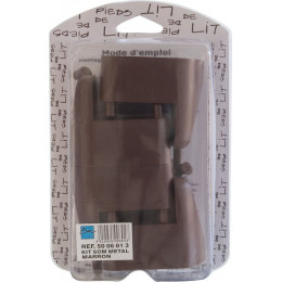 Adaptateurs pied de lit / sommier à lattes x4 pièces