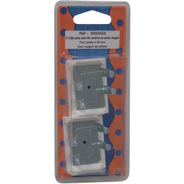 Clips pied de cuisine avec support x2 pièces