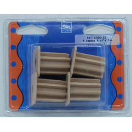 Bague à ailettes pour masse sommier D.2.5x3.6cm x4 pièces