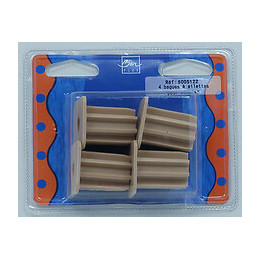 Bague à ailettes pour masse sommier D.2.5x3.6cm x4 pièces