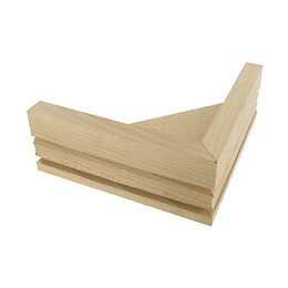 Socle sommier hauteur 70 hêtre brut