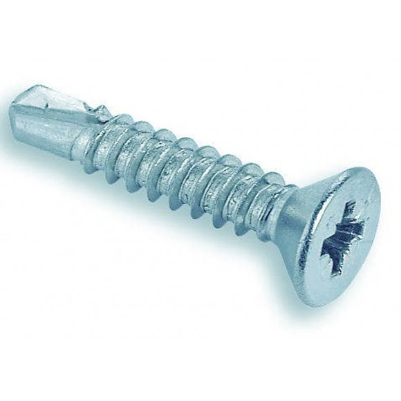 100 vis tôle autoforeuse tête fraisée cruciforme 4.8x32mm