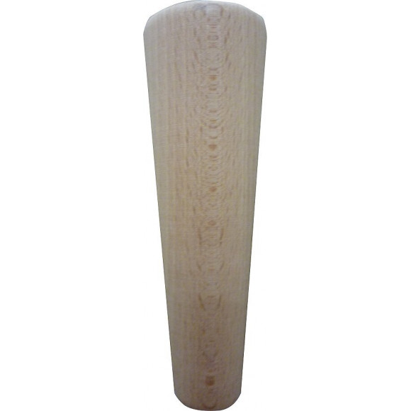 Pied de lit fuseau fixe hêtre brut