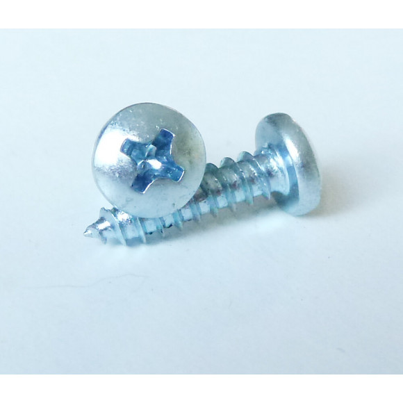 33 vis tôle tête cylindrique acier zingué 3.9x19mm