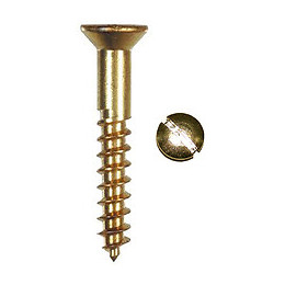 Sachet de 20 vis à bois en laiton tête fraisée 3x20 mm FORTFIX