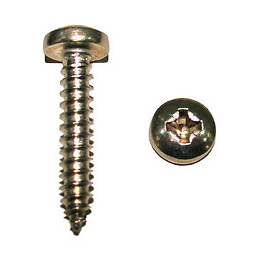 26 vis tôle tête cylindrique pozidriv inox A4 3.5x12.7mm