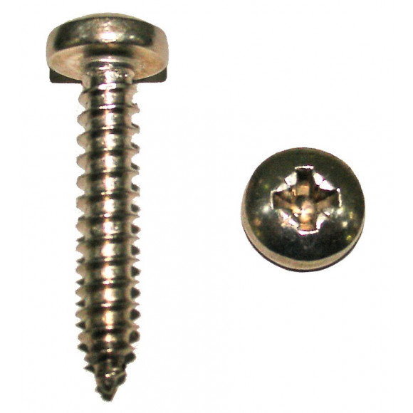 18 vis tôle tête cylindrique pozidriv inox A4 4.2x25mm