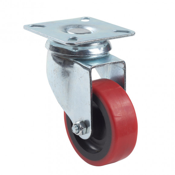 Roulette pivotante à platine diamètre 65mm