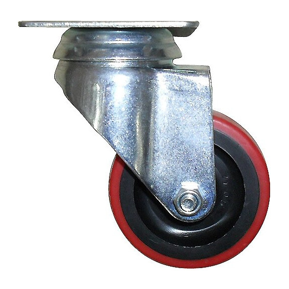 Roulette pivotante à platine diamètre 65mm