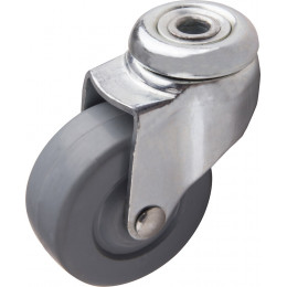 Roulette pivotante Galet caoutchouc diamètre 50mm charge 35kg