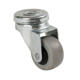 Roulette pivotante diamètre 30mm charge 15kg