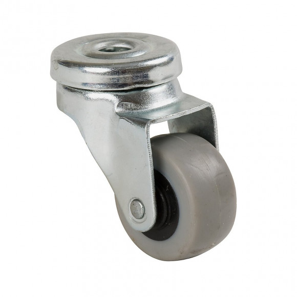 Roulette pivotante diamètre 30mm charge 15kg