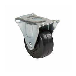 Roulette fixe avec platine fixe charge 35kg