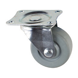 Roulette pivotante à platine charge 25kg