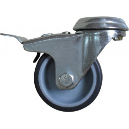 Roulette pivotante à frein diamètre 50mm charge 40kg