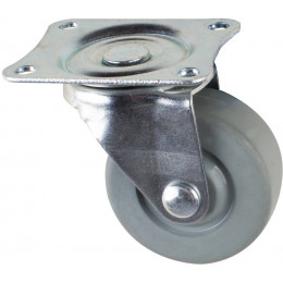 Roulette pivotante à platine charge 25kg