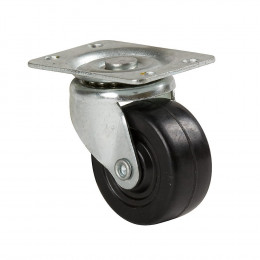 Roulette pivotante avec platine pivotante charge 30kg