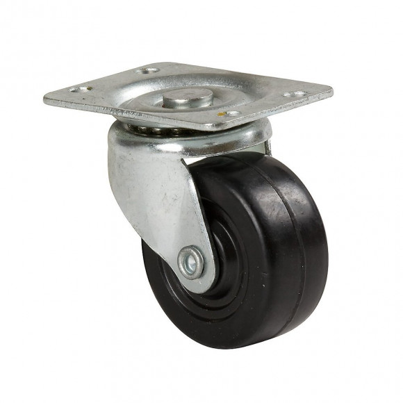 Roulette pivotante avec platine pivotante charge 30kg