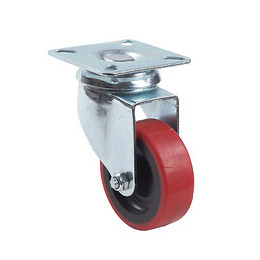 Roulette pivotante à platine diamètre 65mm