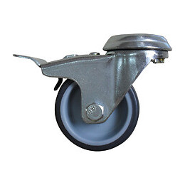 Roulette pivotante à frein diamètre 50mm charge 40kg