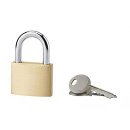 Cadenas laiton 50mm anse acier 2 clés