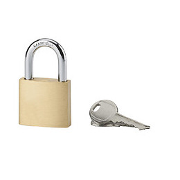 Cadenas laiton 30mm anse acier 2 clés