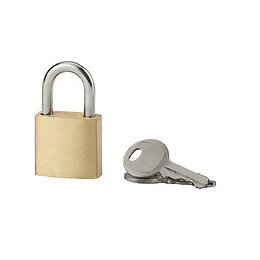Cadenas laiton 20mm anse acier 2 clés