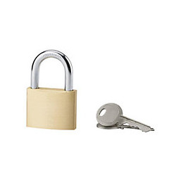 Cadenas laiton 50mm anse acier 2 clés