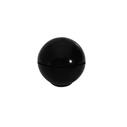 Bouton boule diamètre 30mm plastique noir