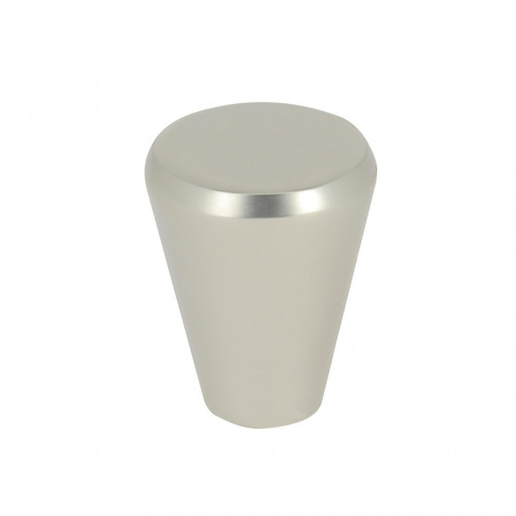 Bouton cône diamètre 20mm hauteur 24mm alum nickel velours