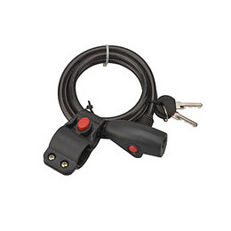 Antivol câble acier gaine diamètre 8mm longueur 1.50m