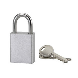 Cadenas aluminium 38mm anse inox 2 clés