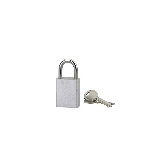 Cadenas aluminium 38mm anse inox 2 clés