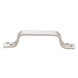 Poignée plate entraxe 128mm aluminium naturel