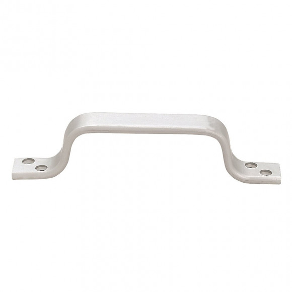 Poignée plate entraxe 128mm aluminium naturel