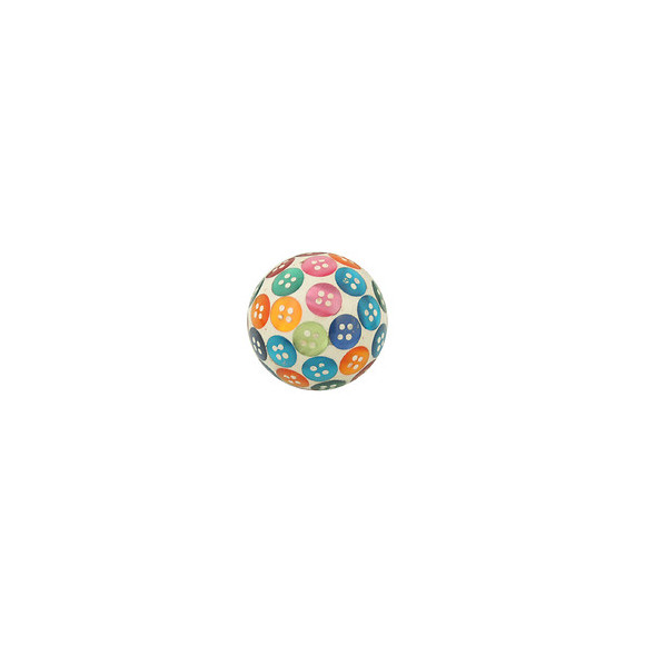Bouton boule diamètre 35mm résine nacre multicolore