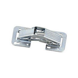 Charnière invisible à plaquer acier 70mm - 2 pièces