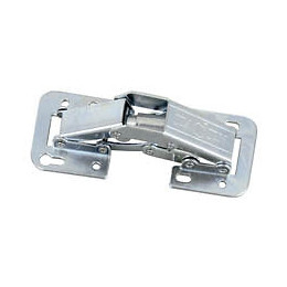 Charnière invisible à plaquer acier 70mm - 2 pièces