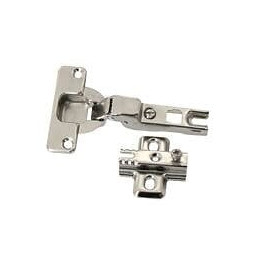 Charnière invisible d.35mm - 110° - à encastrer - 2 pièces