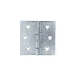 Charnière carrée acier zingué 50x50mm - 12 pièces