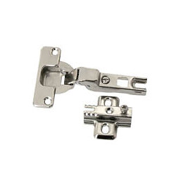 Charnière invisible amortisseur d.35mm - 1/2 recouv - 2 pièces