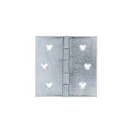 Charnière carrée acier zingué 50x50mm - 12 pièces